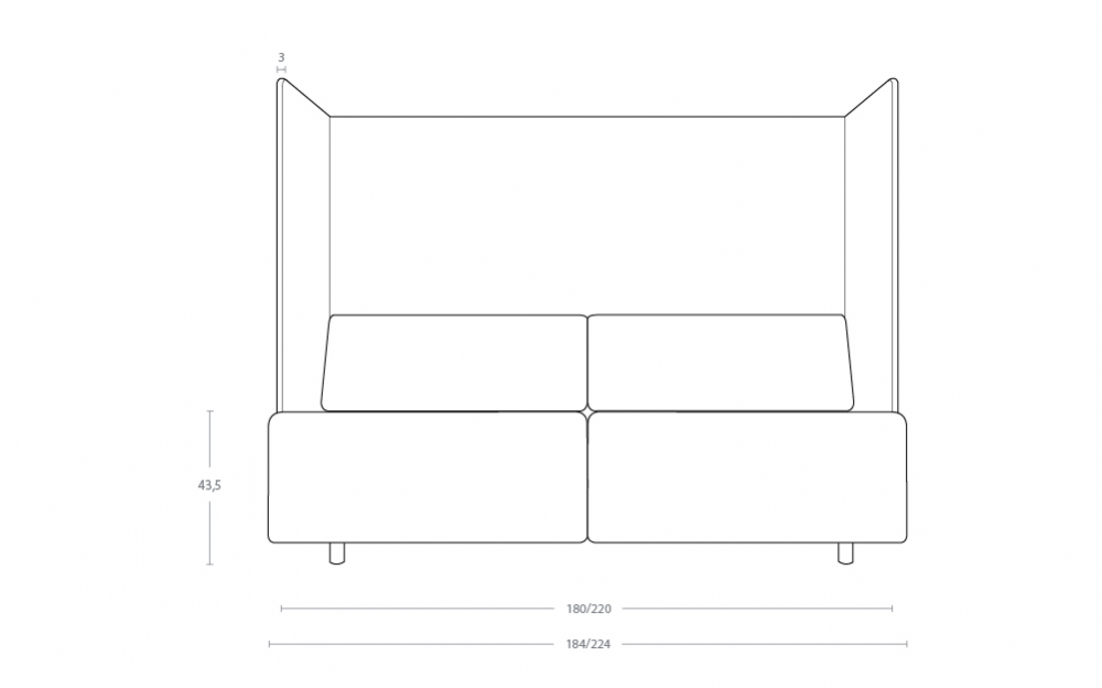 Dimensoes do produto sof fix